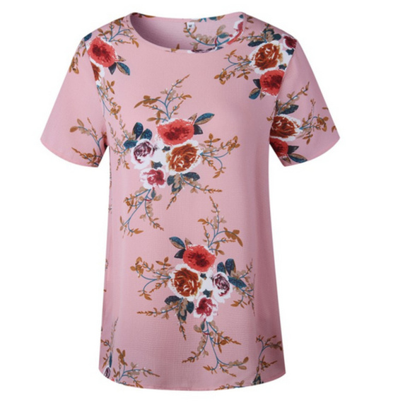 🍒 FLORAL Chiffon Top 👚 - Picture 4 of 9